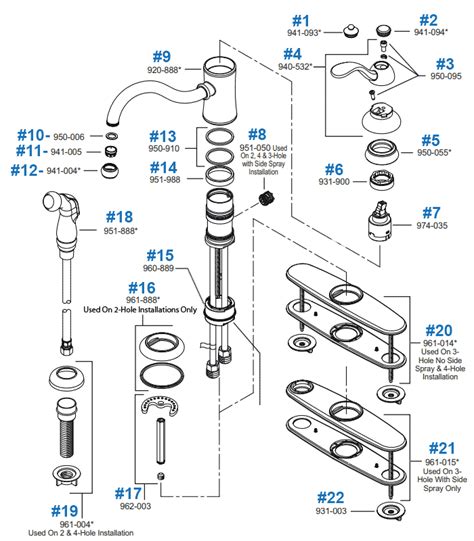 pfister replacement parts|pfister faucet parts list.